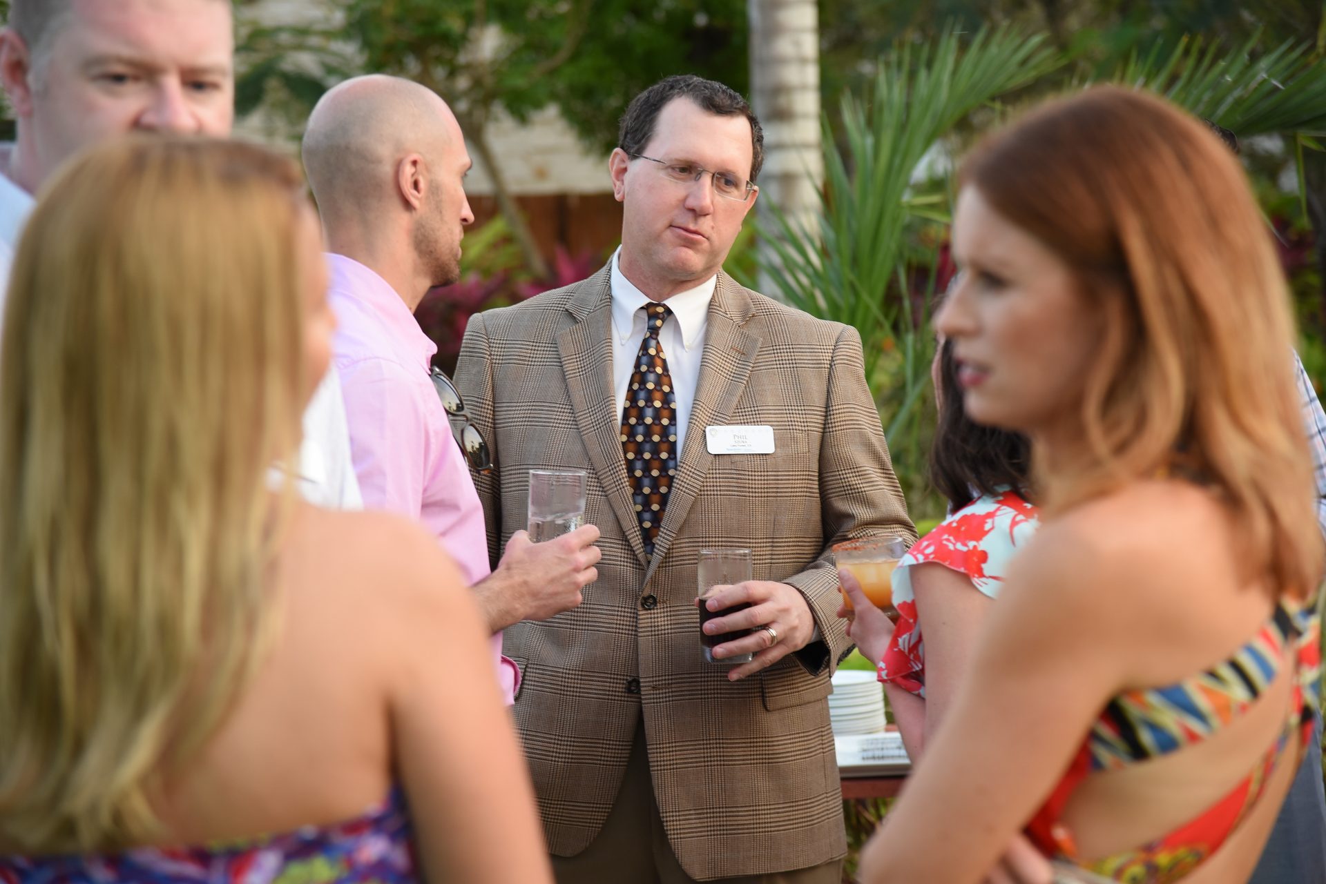 Corporate event networking cocktail Cancún