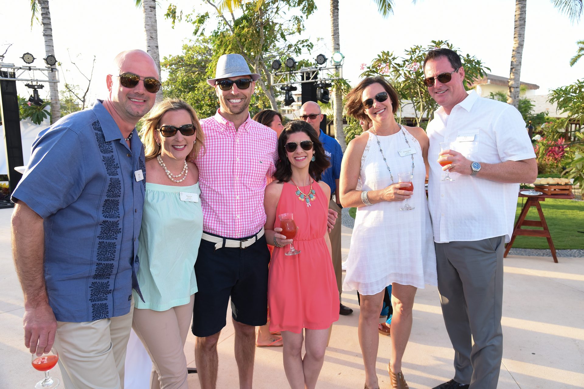 Incentive group cocktail reception Cancún resort
