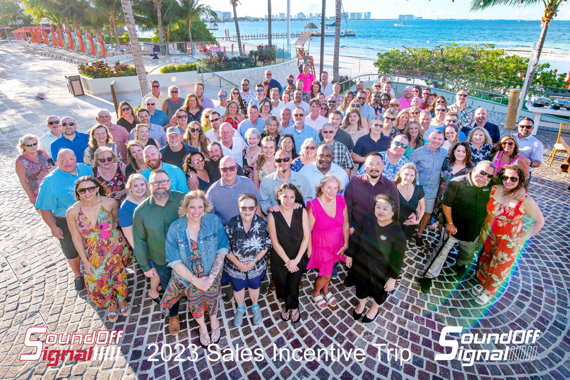 Incentive group gala photo Breathless Cancún